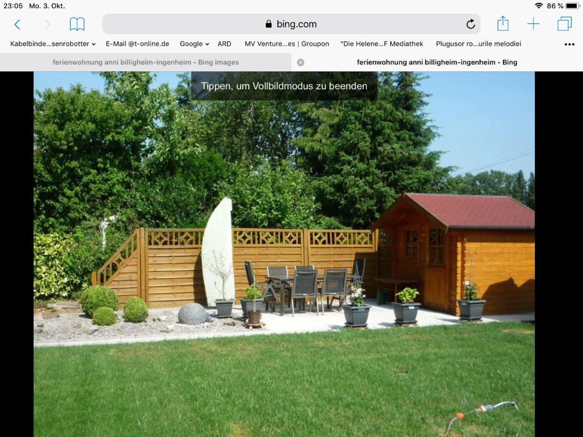 „Ferienwohnung Anni“ Billigheim-Ingenheim Esterno foto